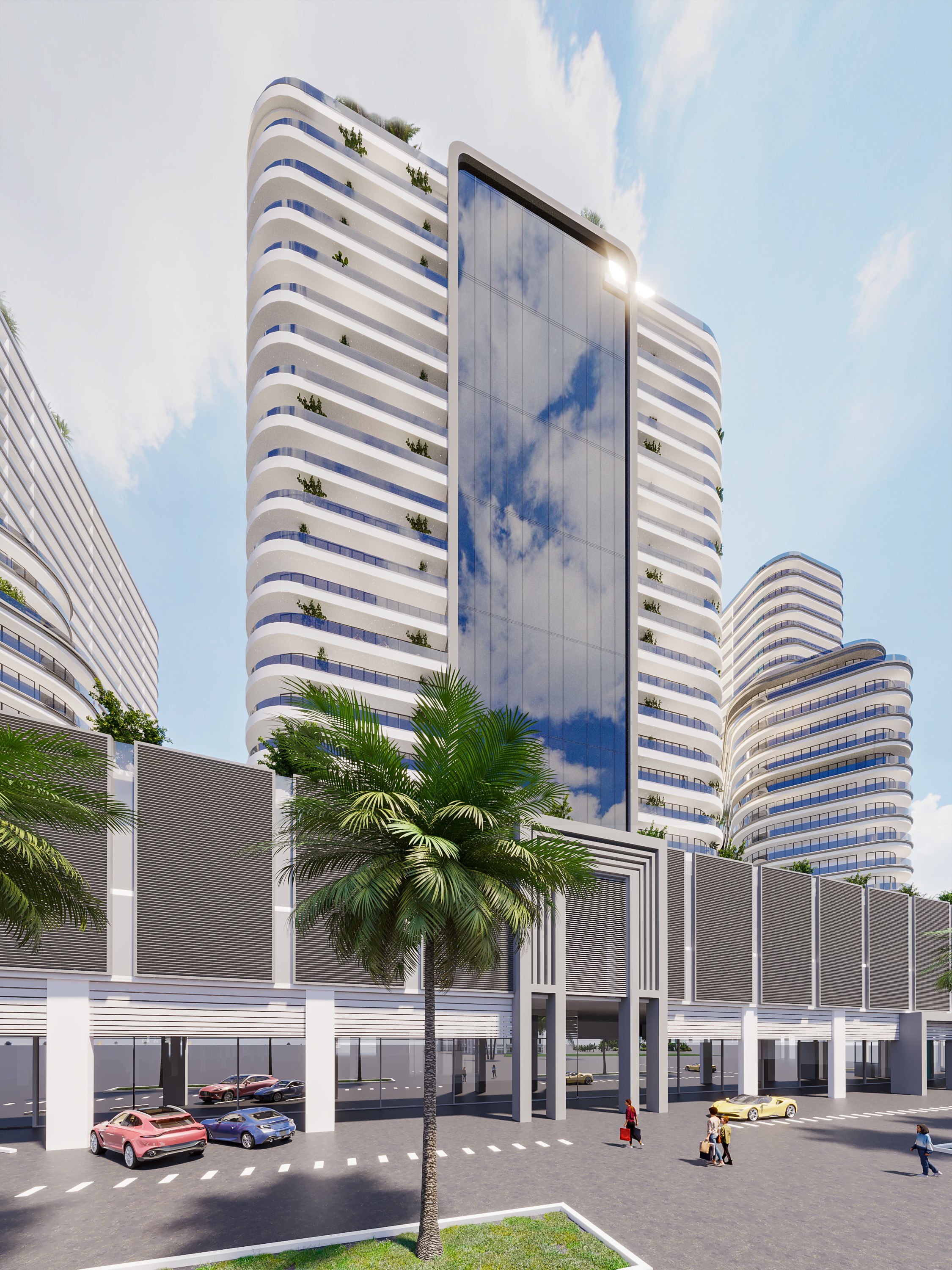 🌿 Město budoucnosti: The Central Downtown – kde se městský život setkává s přírodou a luxusem