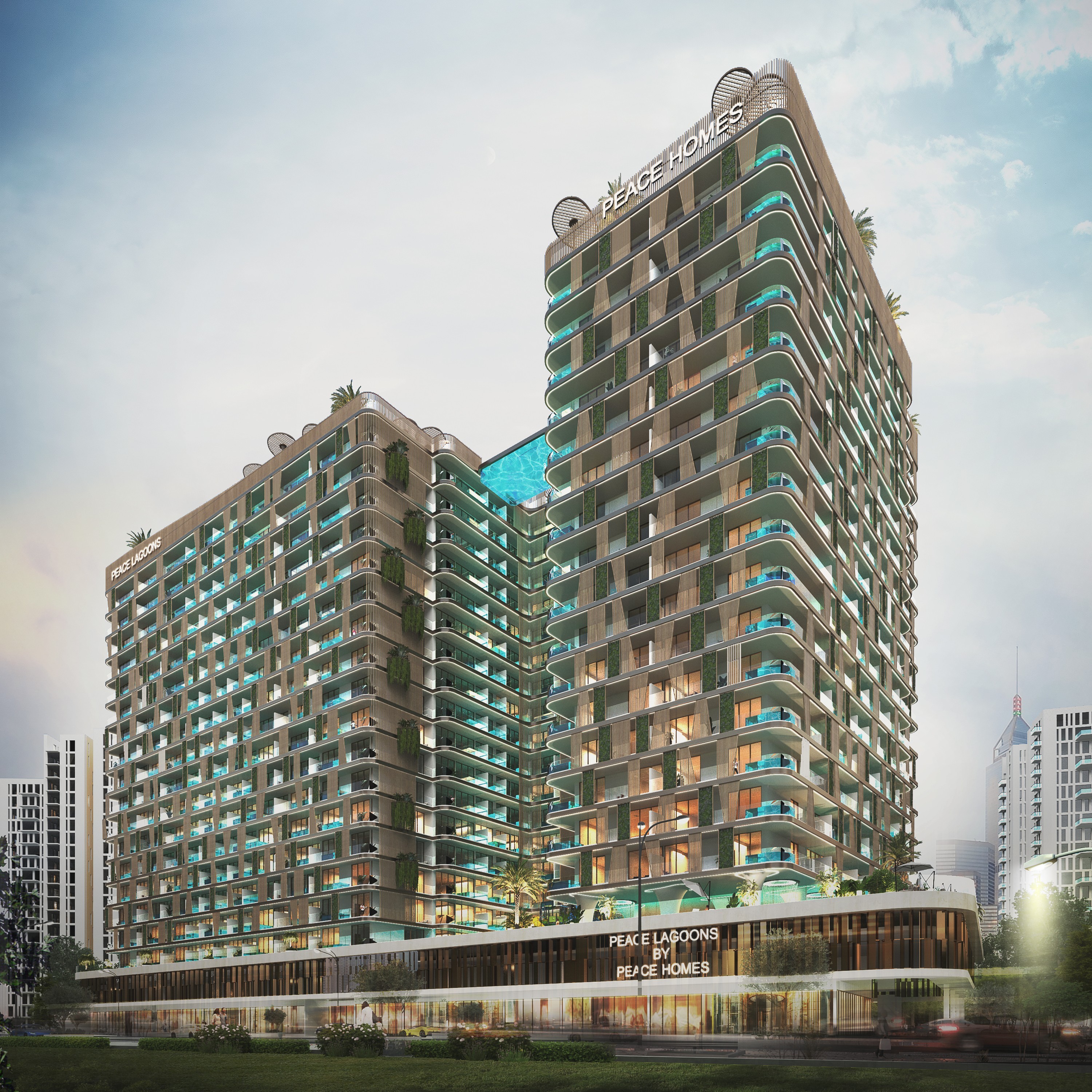 🏙️ Peace Lagoons 2 – Luxusní bydlení u laguny v Dubaji