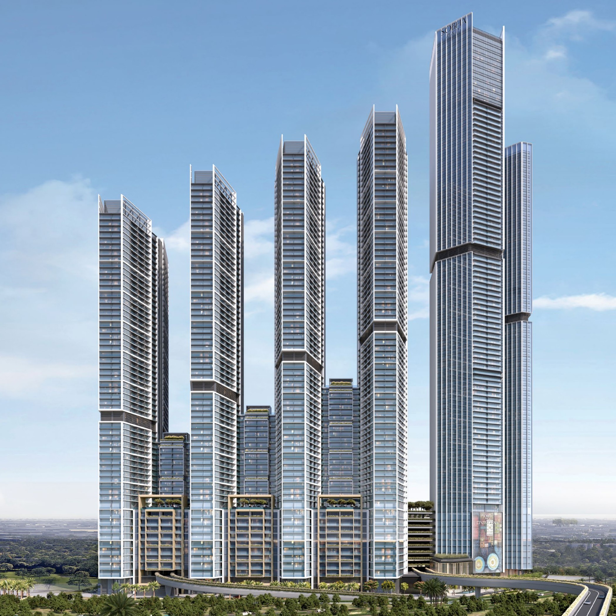 Apartmány Horizon v Sobha Central – Luxusní bydlení v Dubaji