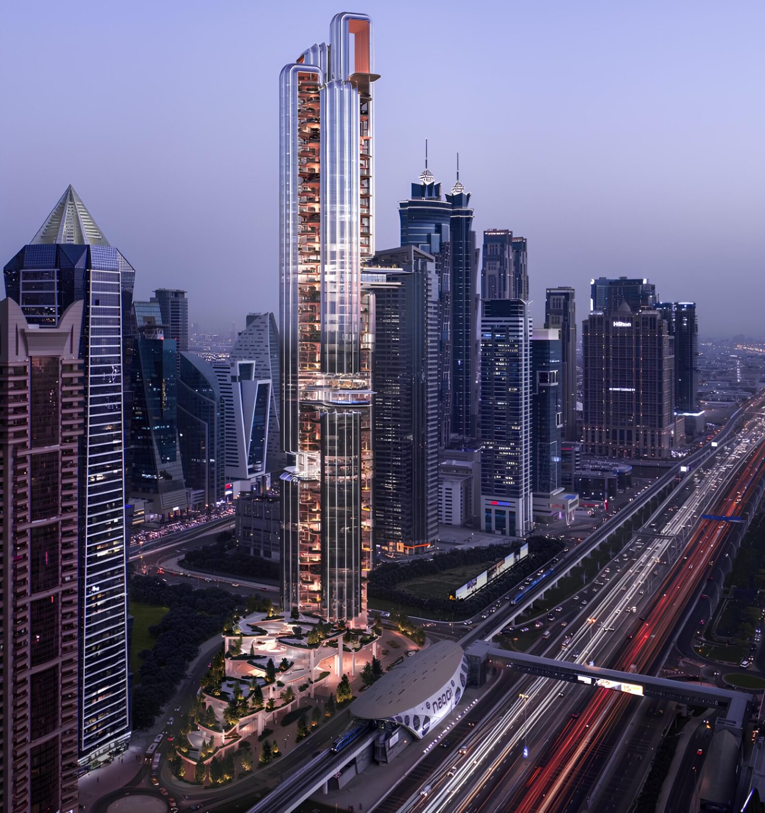 🏙️ Enara – Maják inovací a prestiže nad Dubajským kanálem