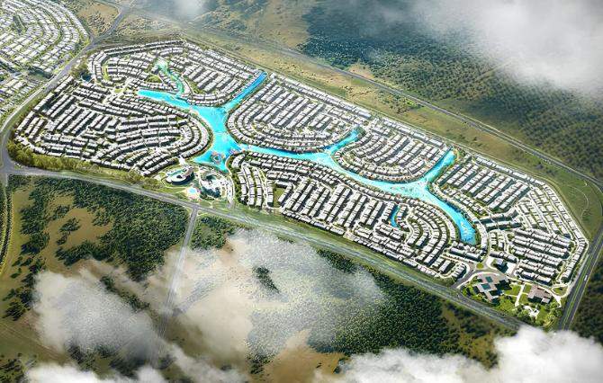 Investiční rodinné domy v Dubaji – Damac Islands 2 Antigua